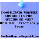 INMOBILIARIA REQUIERE COMERCIALES PARA OFICINA DE NUEVA APERTURA – Prácticas y Becas