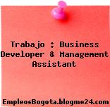Trabajo : Business Developer & Management Assistant