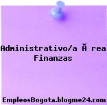 Administrativo/a Área Finanzas