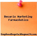 Becario Marketing Farmacéutico