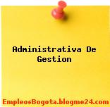 Administrativa De Gestion