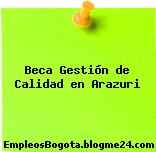 Beca Gestión de Calidad en Arazuri