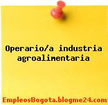 Operario/a Industria Agroalimentaria