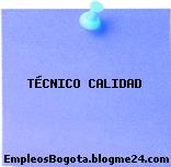 TÉCNICO CALIDAD