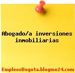 Abogado/a inversiones inmobiliarias