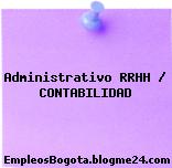 Administrativo RRHH / CONTABILIDAD