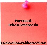 Personal Administración