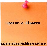 Operario Almacen