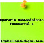 Operario Mantenimiento Fuencarral 1