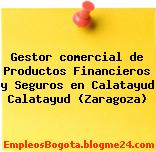 Gestor comercial de Productos Financieros y Seguros en Calatayud Calatayud (Zaragoza)
