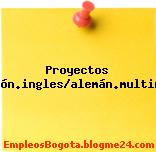 Proyectos Traducción.ingles/alemán.multinacional