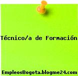 Técnico/a de Formación