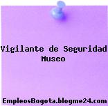 Vigilante de Seguridad Museo